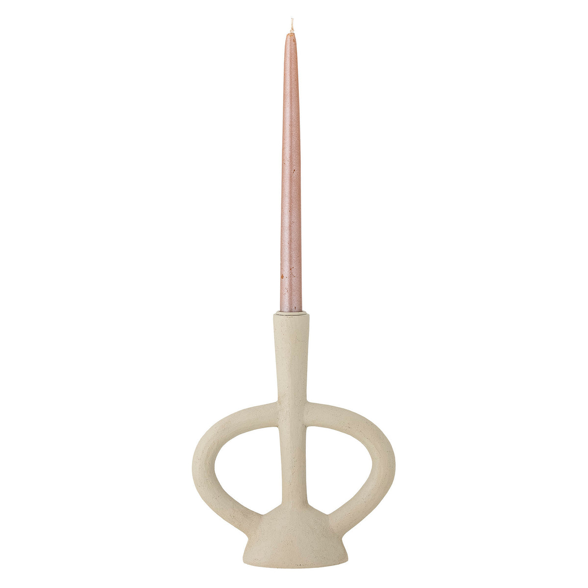 Ramina Kerzenhalter, Weiá, Polyresin in White präsentiert im Onlineshop von KAQTU Design AG. Kerzenständer ist von Bloomingville