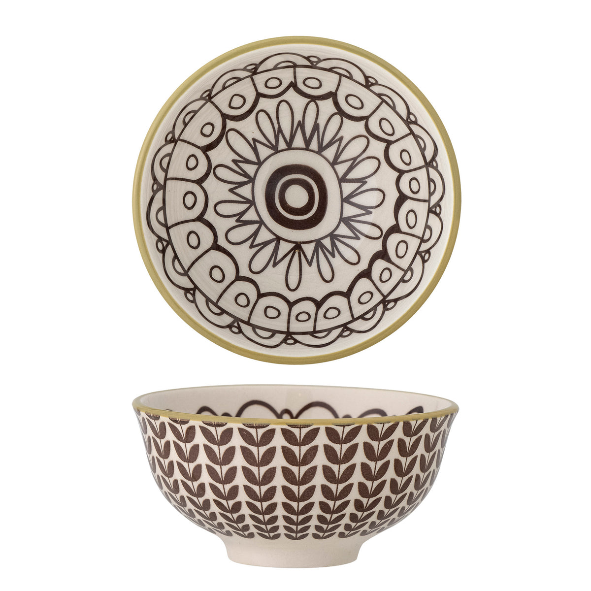 Maple Schale, Braun, Steingut in Brown präsentiert im Onlineshop von KAQTU Design AG. Schale ist von Creative Collection