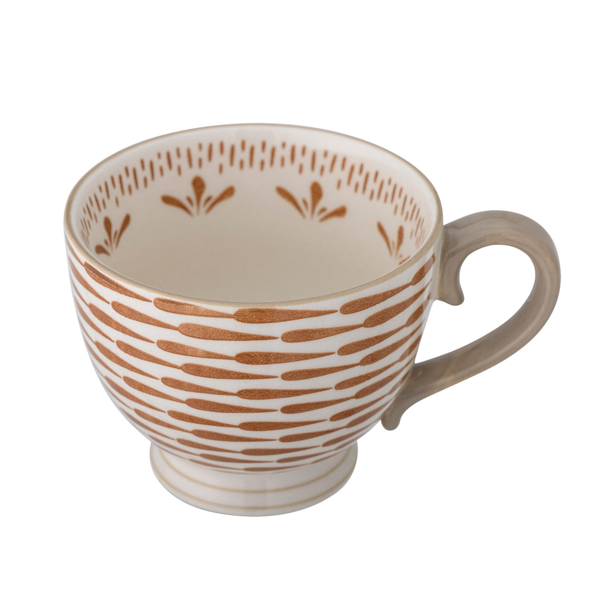Maple Becher, Orange, Steingut in Orange präsentiert im Onlineshop von KAQTU Design AG. Tasse ist von Creative Collection