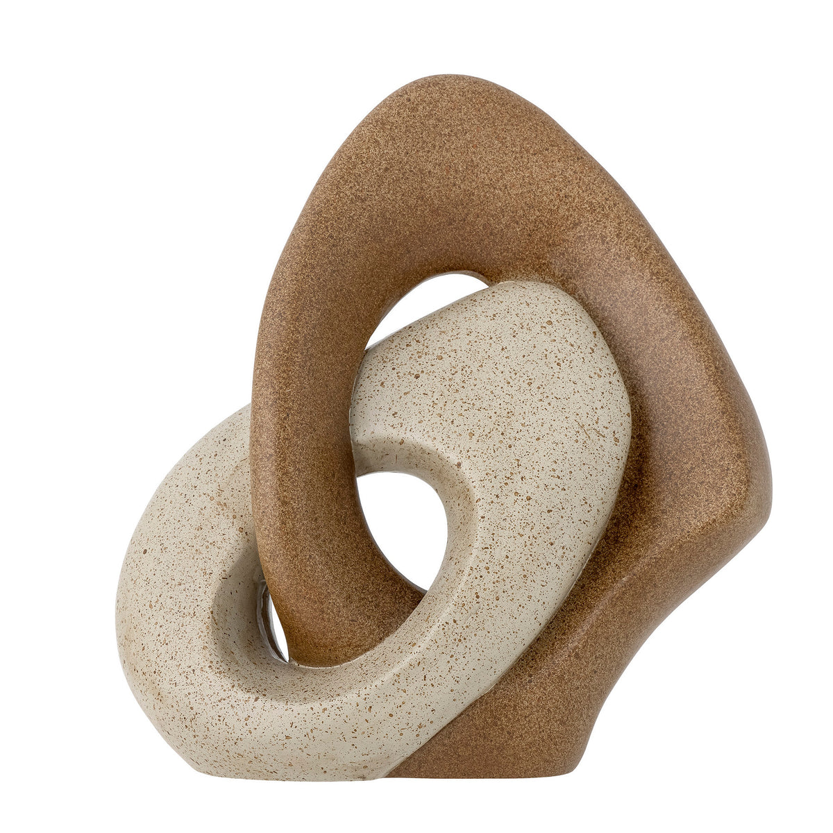 Esad Deko, Braun, Polyresin in Brown präsentiert im Onlineshop von KAQTU Design AG. Kunstgegenstände ist von Bloomingville