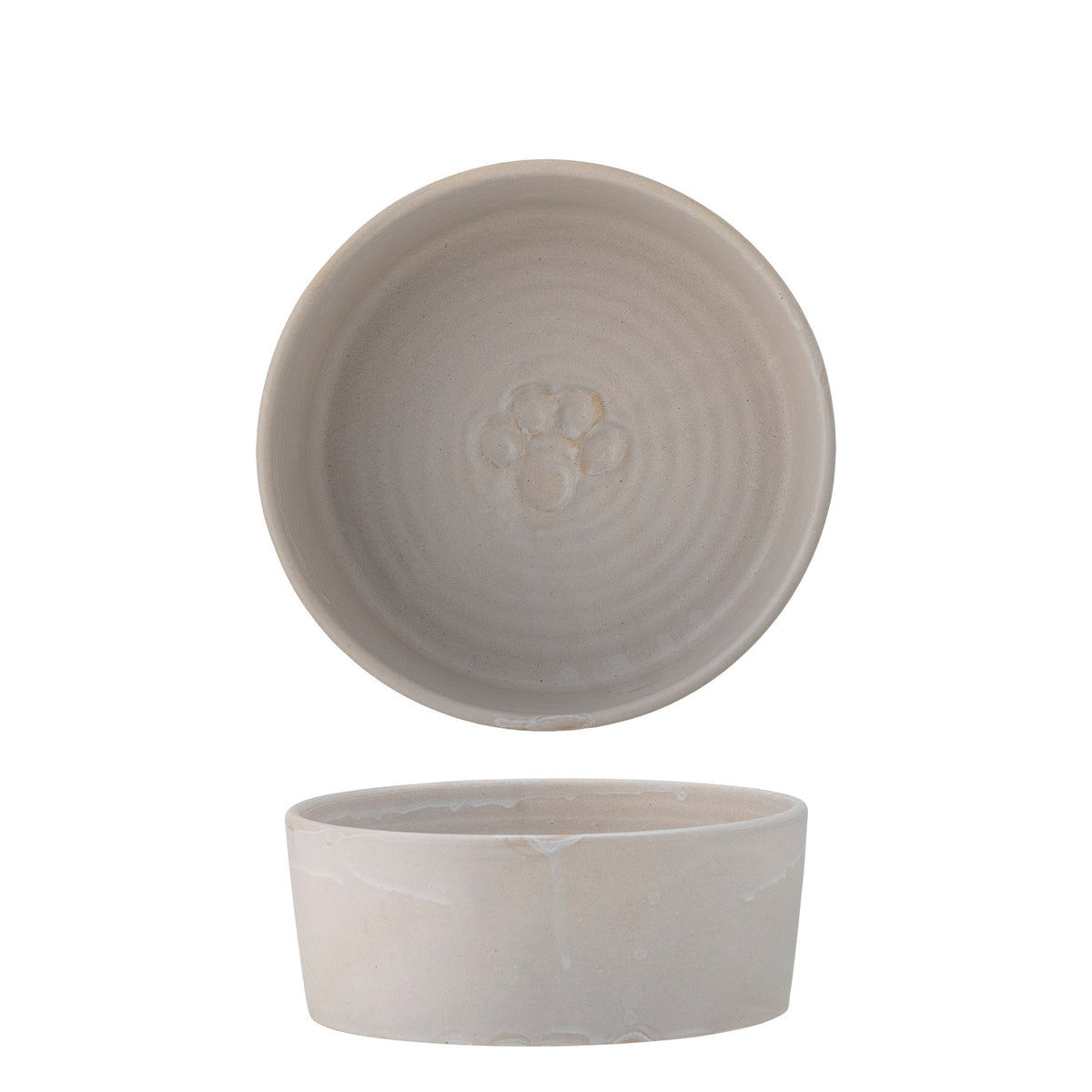 Buddy Schale, Weiá, Steingut in White präsentiert im Onlineshop von KAQTU Design AG. Haustierbedarf ist von Bloomingville