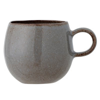 Mug Sandrine, gris, faïence
