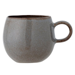 Mug Sandrine, gris, faïence