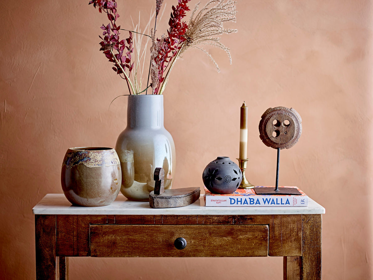 Hamida Box mit Deckel, Braun, Recyceltes Holz in Brown präsentiert im Onlineshop von KAQTU Design AG. Aufbewahrungsbox ist von Creative Collection