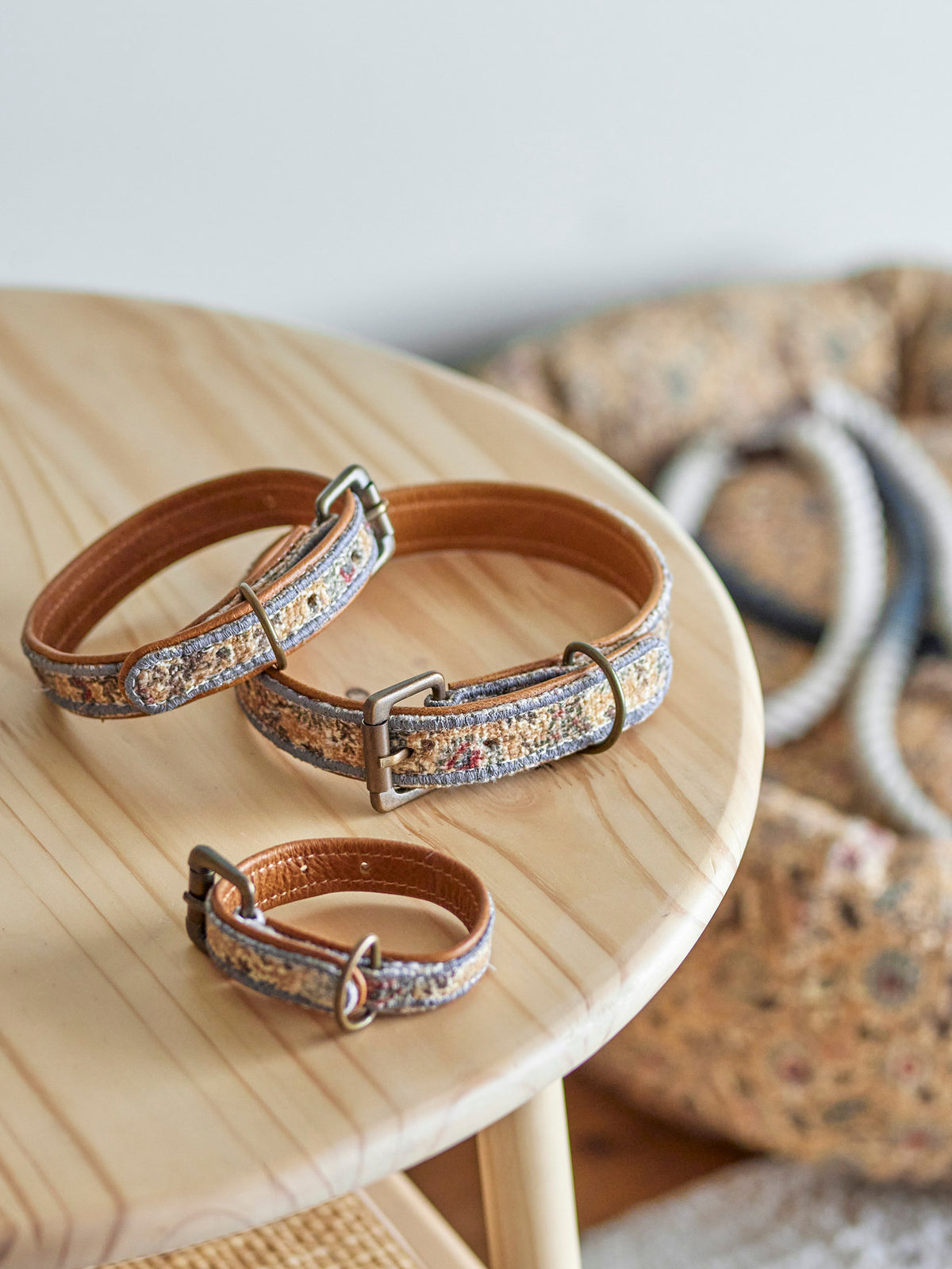 Imola Hundehalsband, Blue, Baumwolle in Blue präsentiert im Onlineshop von KAQTU Design AG. Haustierbedarf ist von Bloomingville