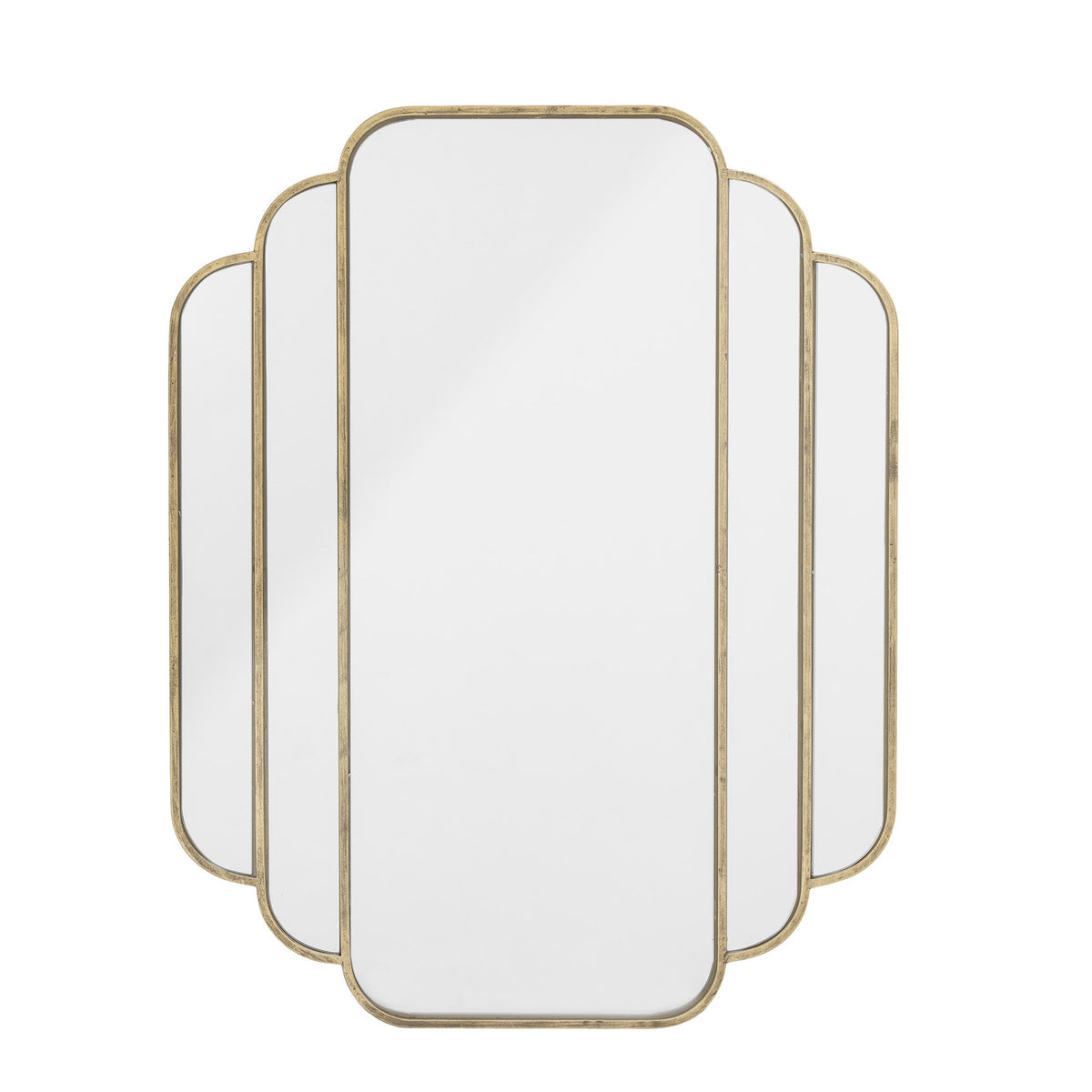 Mas Wand-Spiegel, Brass, Metall in Brass präsentiert im Onlineshop von KAQTU Design AG. Wandspiegel ist von Creative Collection