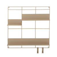 Osca shelf, natural, metal