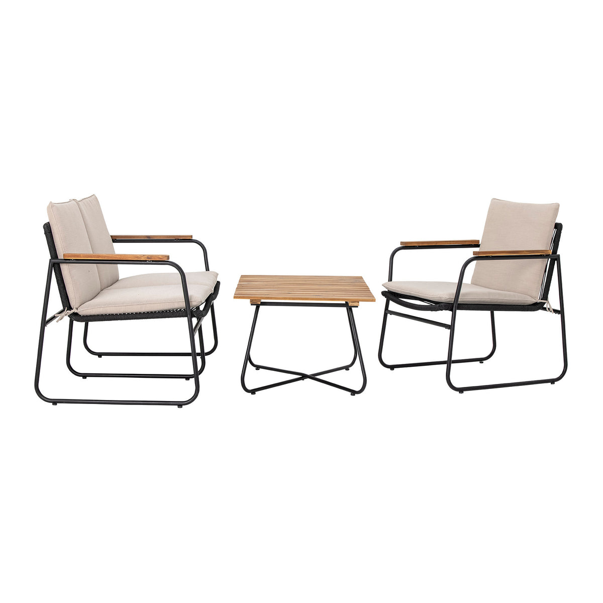 Hampton Tisch, Braun, Akazie in Brown präsentiert im Onlineshop von KAQTU Design AG. Beistelltisch Outdoor ist von Bloomingville