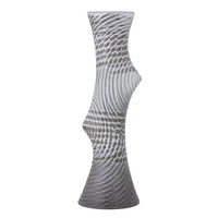 Raheem vase, gray, stoneware