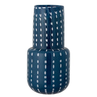 Vase Mayim, bleu, verre