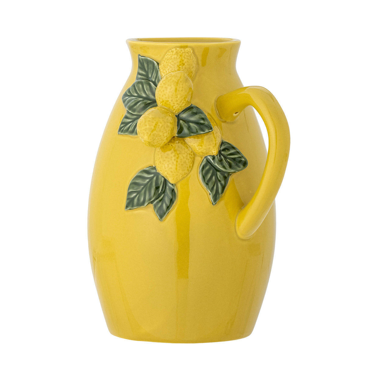 Limone Krug, Gelb, Steingut in Yellow präsentiert im Onlineshop von KAQTU Design AG. Kanne ist von Creative Collection