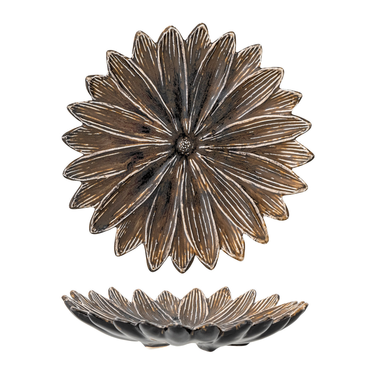 Manje Schale, Schwarz, Steingut in Black präsentiert im Onlineshop von KAQTU Design AG. Schale ist von Creative Collection