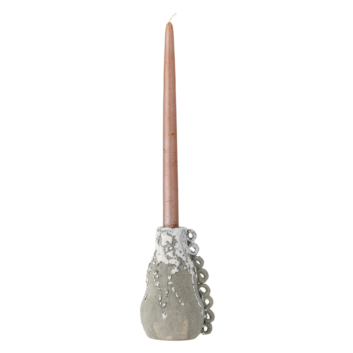 Souri Kerzenhalter, Grau, Steingut in Grey präsentiert im Onlineshop von KAQTU Design AG. Kerzenständer ist von Creative Collection