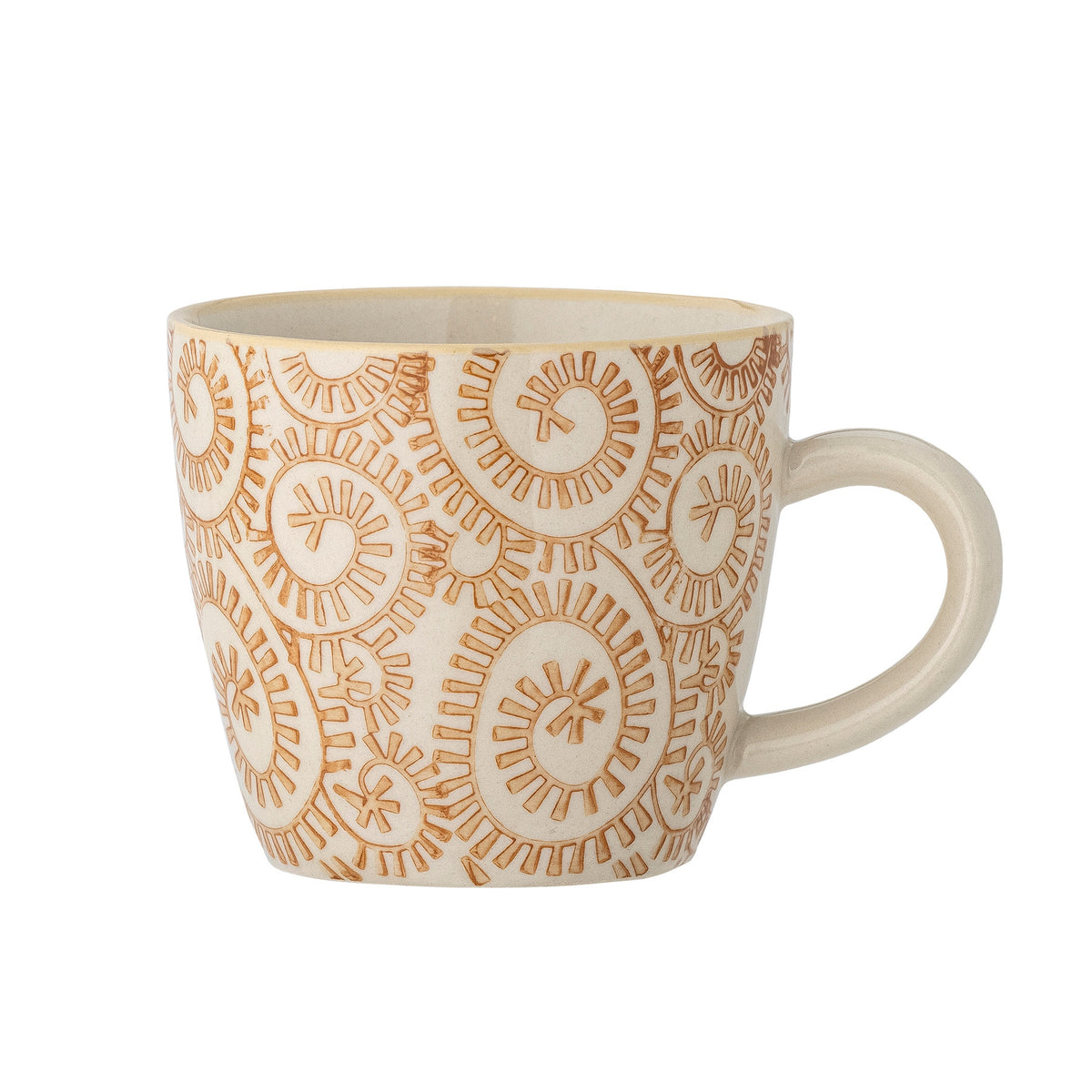 Maple Tasse, Orange, Steingut in Orange präsentiert im Onlineshop von KAQTU Design AG. Tasse ist von Creative Collection