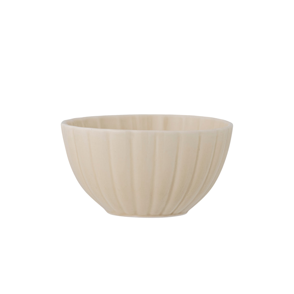 Kleine runde Schale aus Steingut in Beige mit massiver Glasur, Latina Serie von Bloomingville, Durchmesser 12 cm, Höhe 6.5 cm