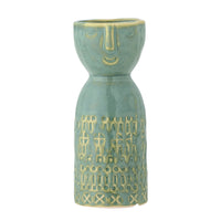 Embla Vase, Grün, Steingut