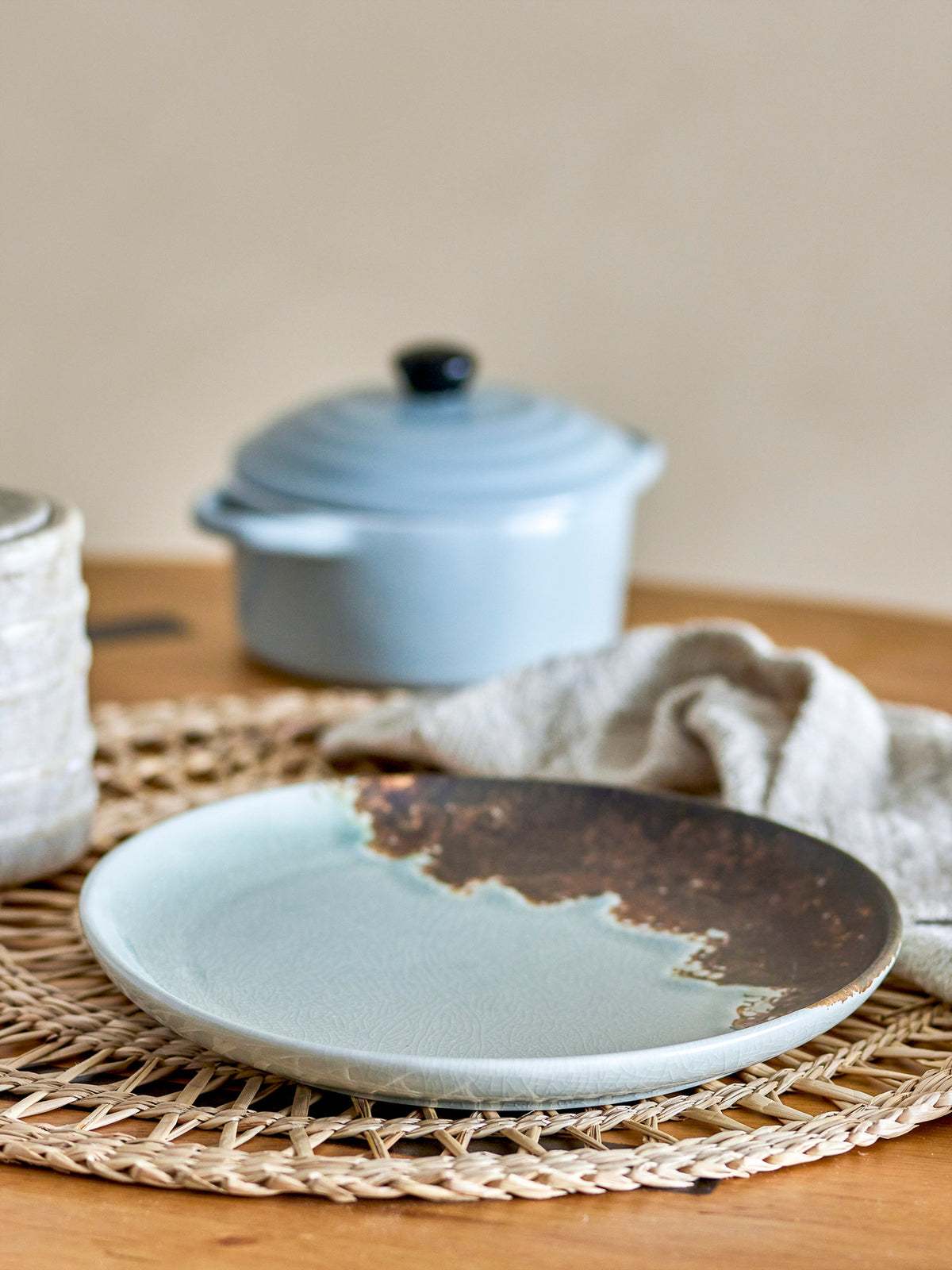Paula Frühstück Set, Braun, Steingut in Braun präsentiert im Onlineshop von KAQTU Design AG. Geschirrset ist von Bloomingville