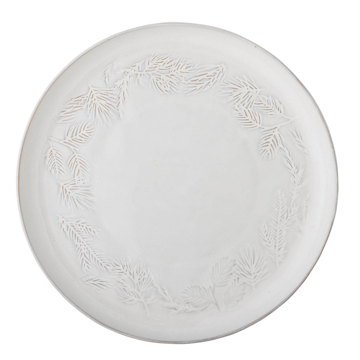 Winter Servierplatte, Natur, Steingut in Natur präsentiert im Onlineshop von KAQTU Design AG. Platte ist von Bloomingville