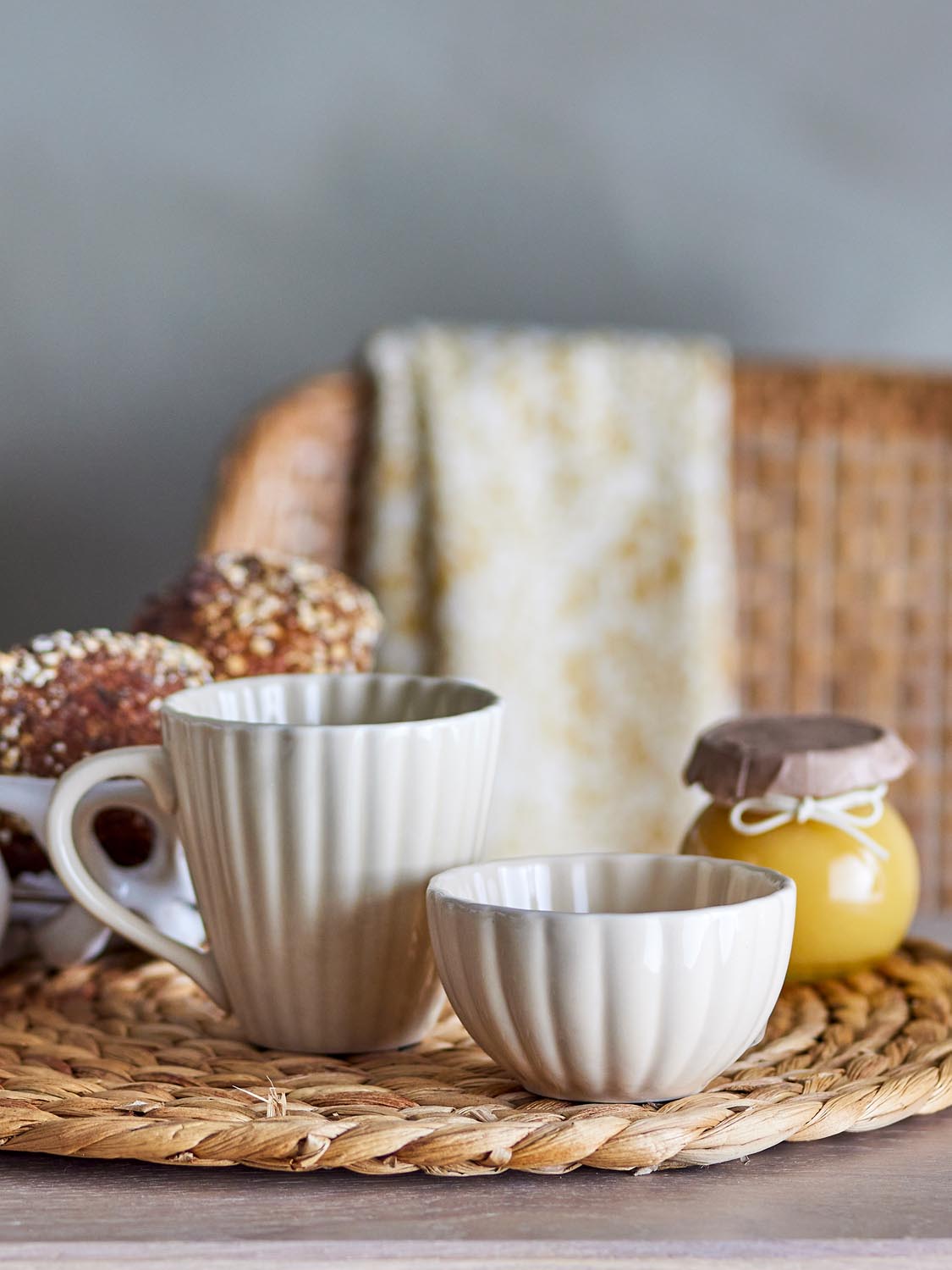 Latina Tasse, Multipack, Natur, Steingut in Nature präsentiert im Onlineshop von KAQTU Design AG. Tasse ist von Bloomingville