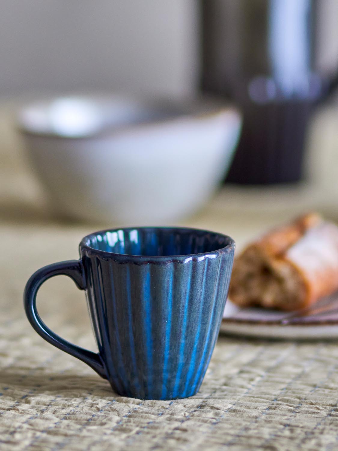 Latina Tasse, Multipack, Blau, Steingut in Blue präsentiert im Onlineshop von KAQTU Design AG. Tasse ist von Bloomingville