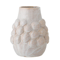 Poldor vase, natural, earthenware