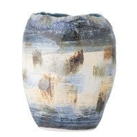 Nienna vase, blue, earthenware