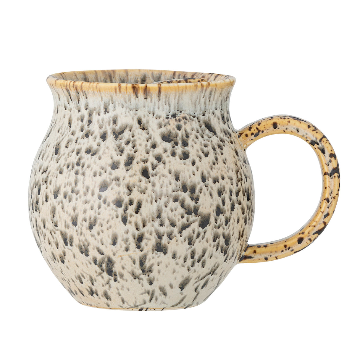 Alicia Becher, Grau, Steingut in Grau präsentiert im Onlineshop von KAQTU Design AG. Tasse ist von Creative Collection