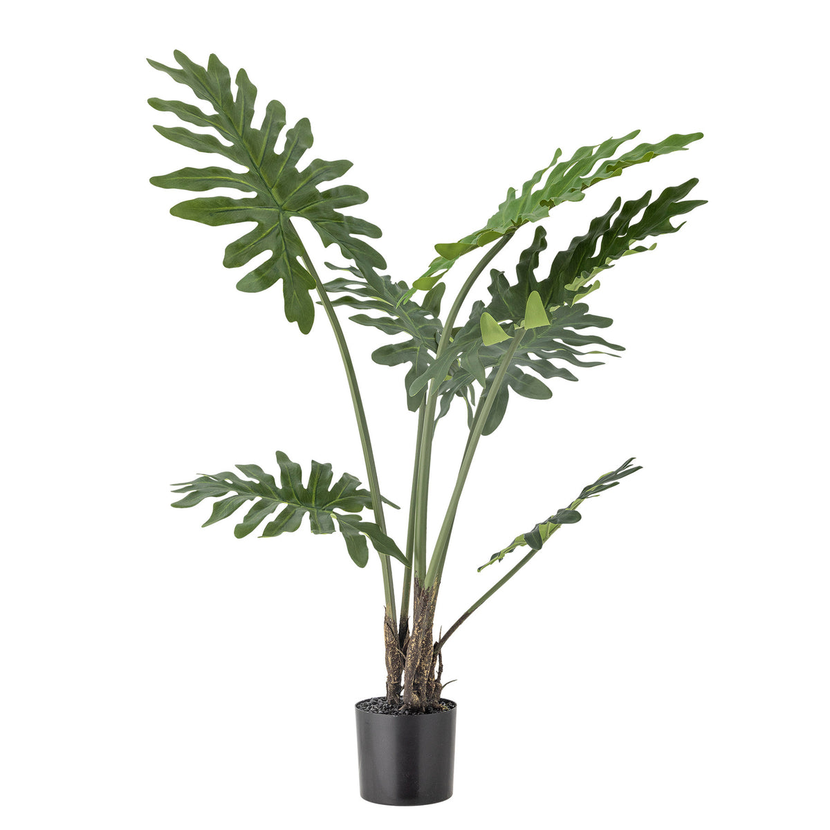 Philodendron Pflanze, Grün, Künstliche Blumen in Grün präsentiert im Onlineshop von KAQTU Design AG. Kunstblume ist von Bloomingville