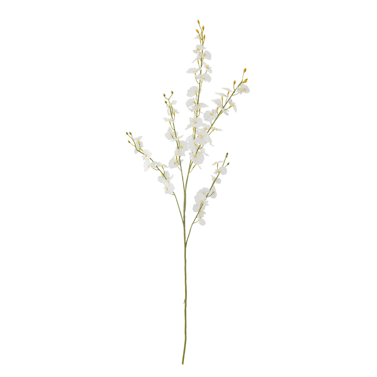 Orchid Stiel, Weiss, Künstliche Blumen in Weiss präsentiert im Onlineshop von KAQTU Design AG. Kunstblume ist von Bloomingville
