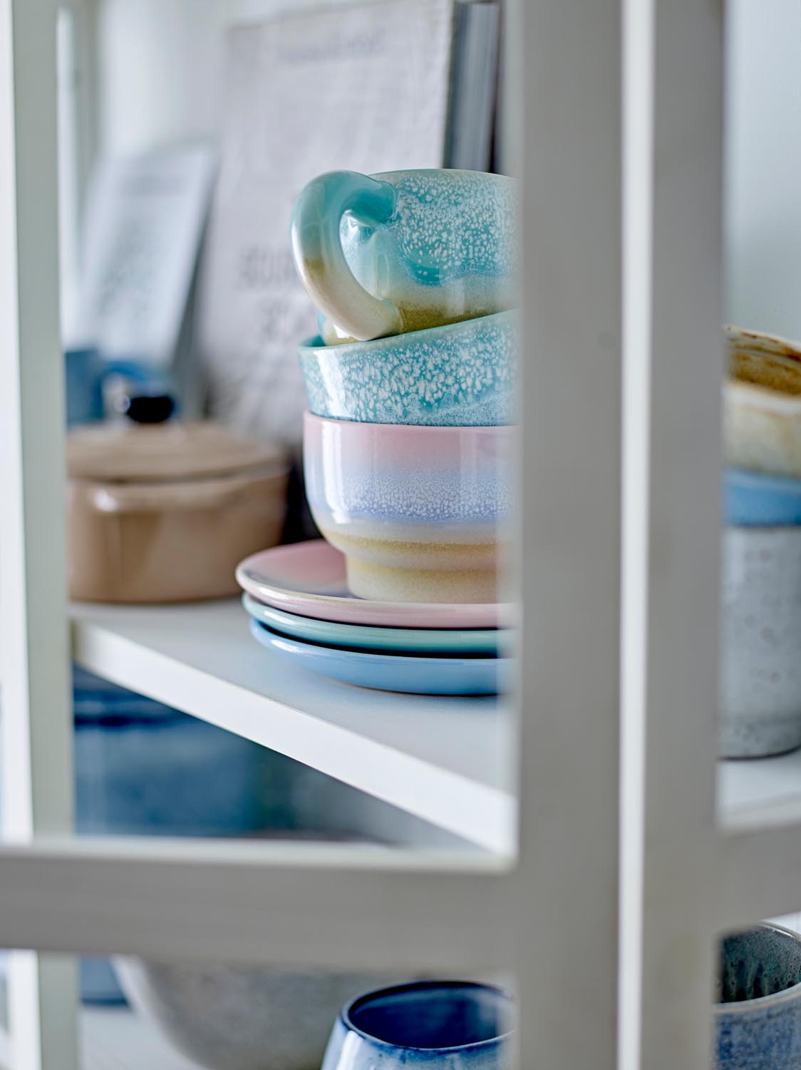 Safie Teller, Multipack, Rose, Steingut in Rose präsentiert im Onlineshop von KAQTU Design AG. Teller ist von Bloomingville