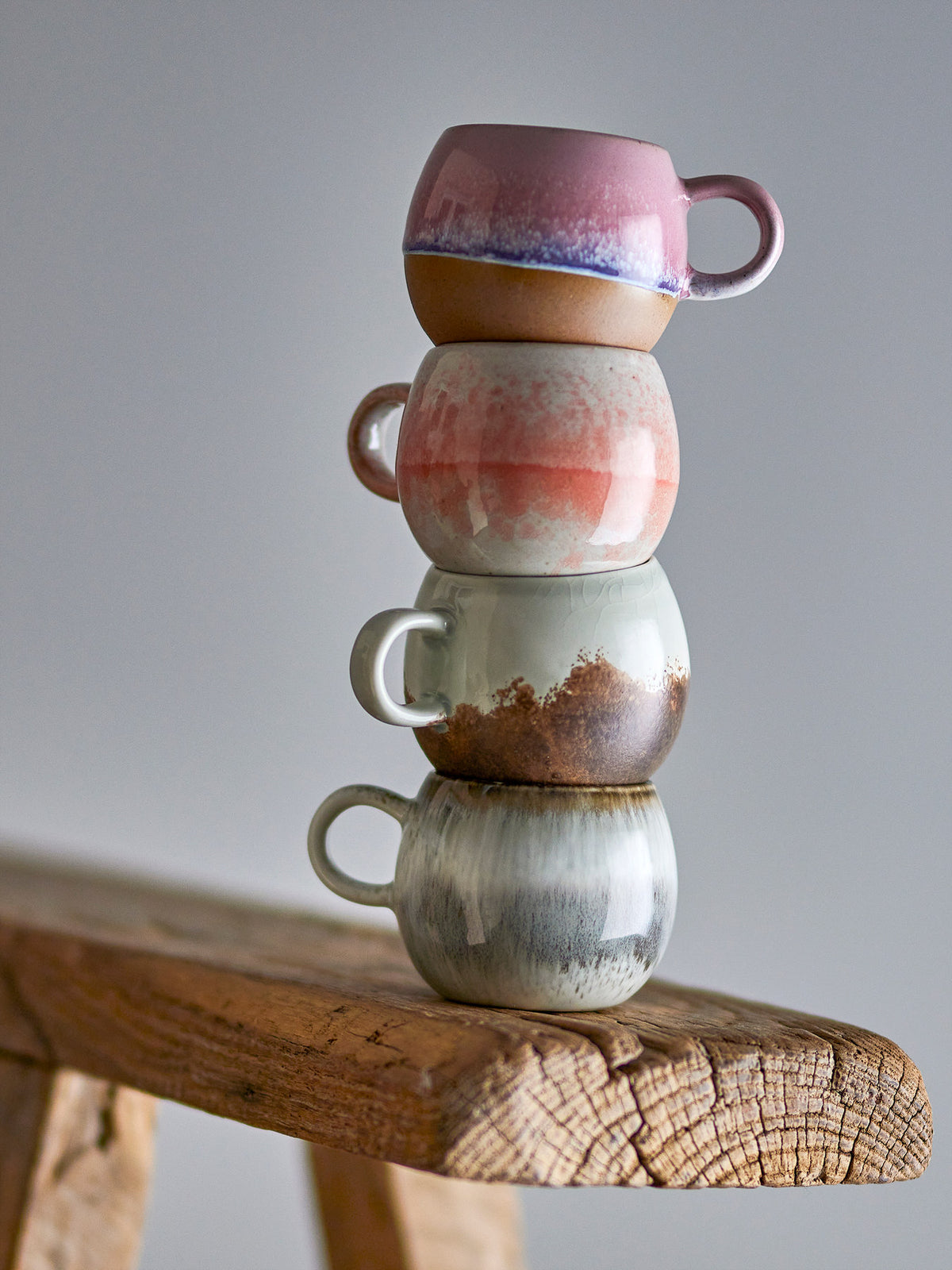 Paula Espressotasse, Braun, Steingut in Braun präsentiert im Onlineshop von KAQTU Design AG. Espressotassen ist von Bloomingville