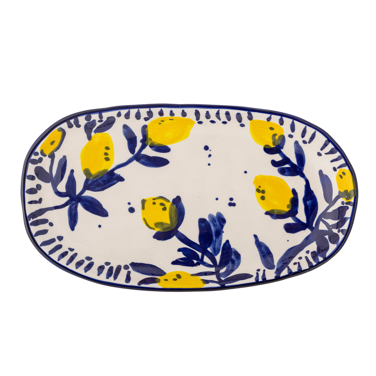 Maxima Servierplatte, Blue, Steingut in Blau präsentiert im Onlineshop von KAQTU Design AG. Servierplatten ist von Creative Collection