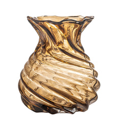 Vase Rylo, <tc>Braun</tc>, Verre
