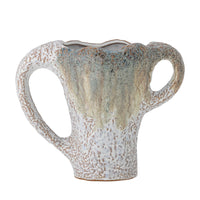 Vase Ledger, vert, faïence