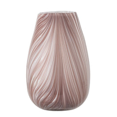 Vaso Ennis, rosa, vetro