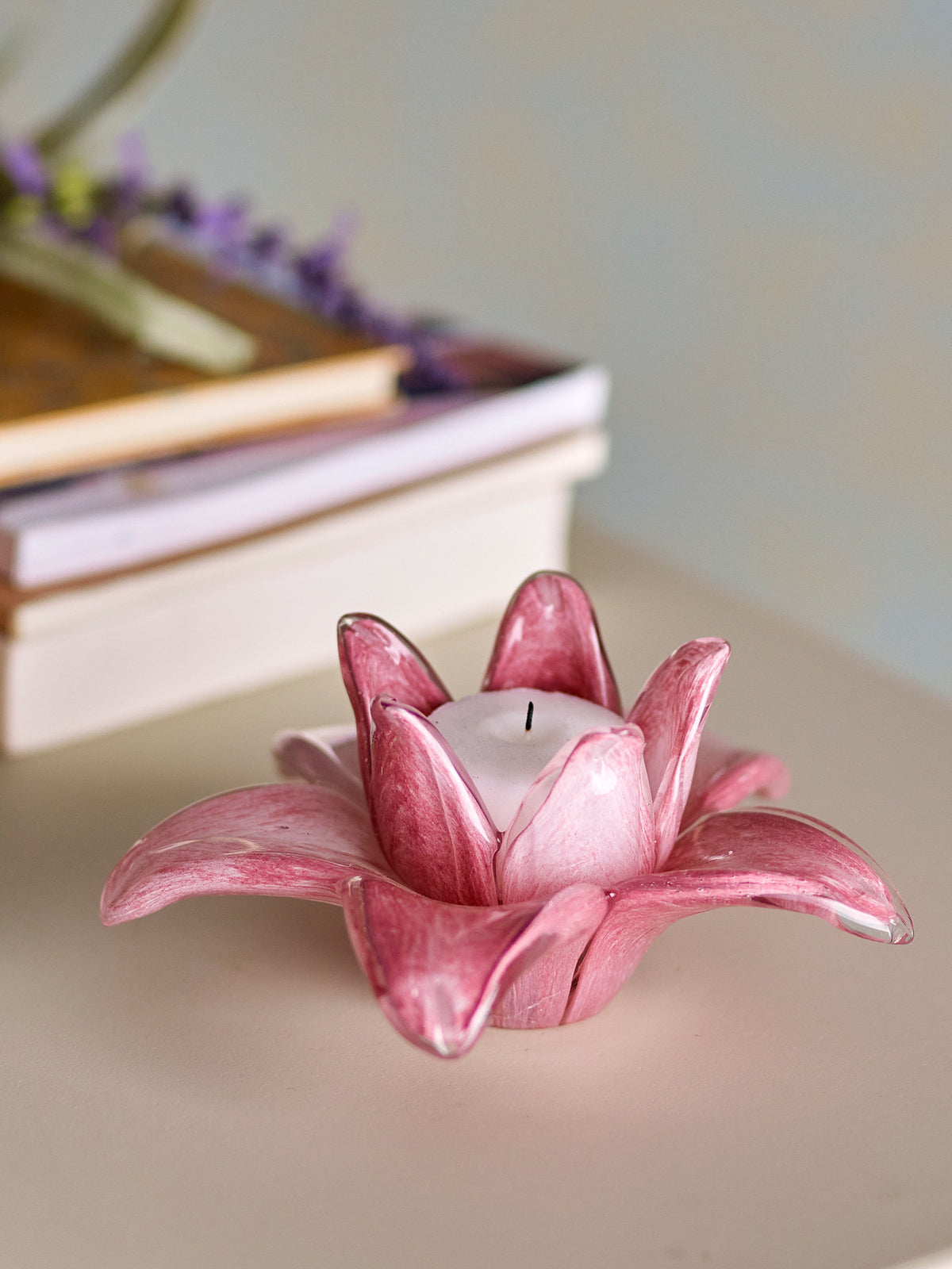 Wren Deko, Rose, Glas in Rose präsentiert im Onlineshop von KAQTU Design AG. Kunstgegenstände ist von Bloomingville