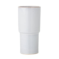 Marji vase, white, earthenware