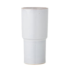 Marji vase, white, earthenware
