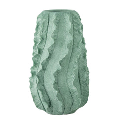 Natika decorative vase, green, terracotta
