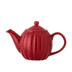 Théière Latina, rouge, faïence