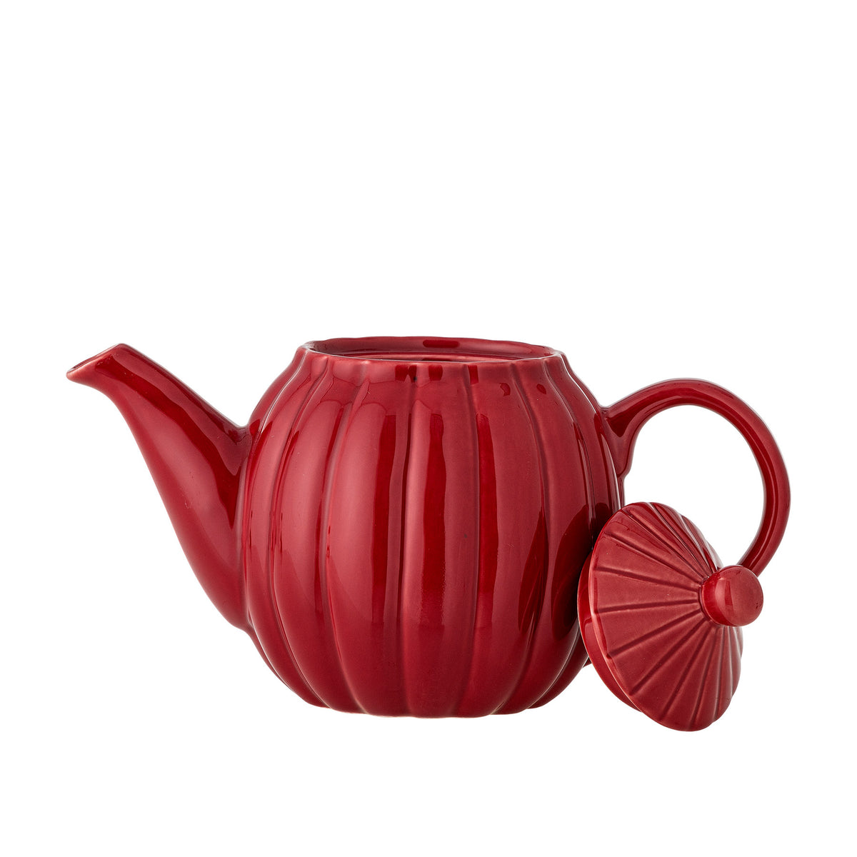 Latina Teekanne, Rot, Steingut in Rot präsentiert im Onlineshop von KAQTU Design AG. Teekrüge ist von Bloomingville