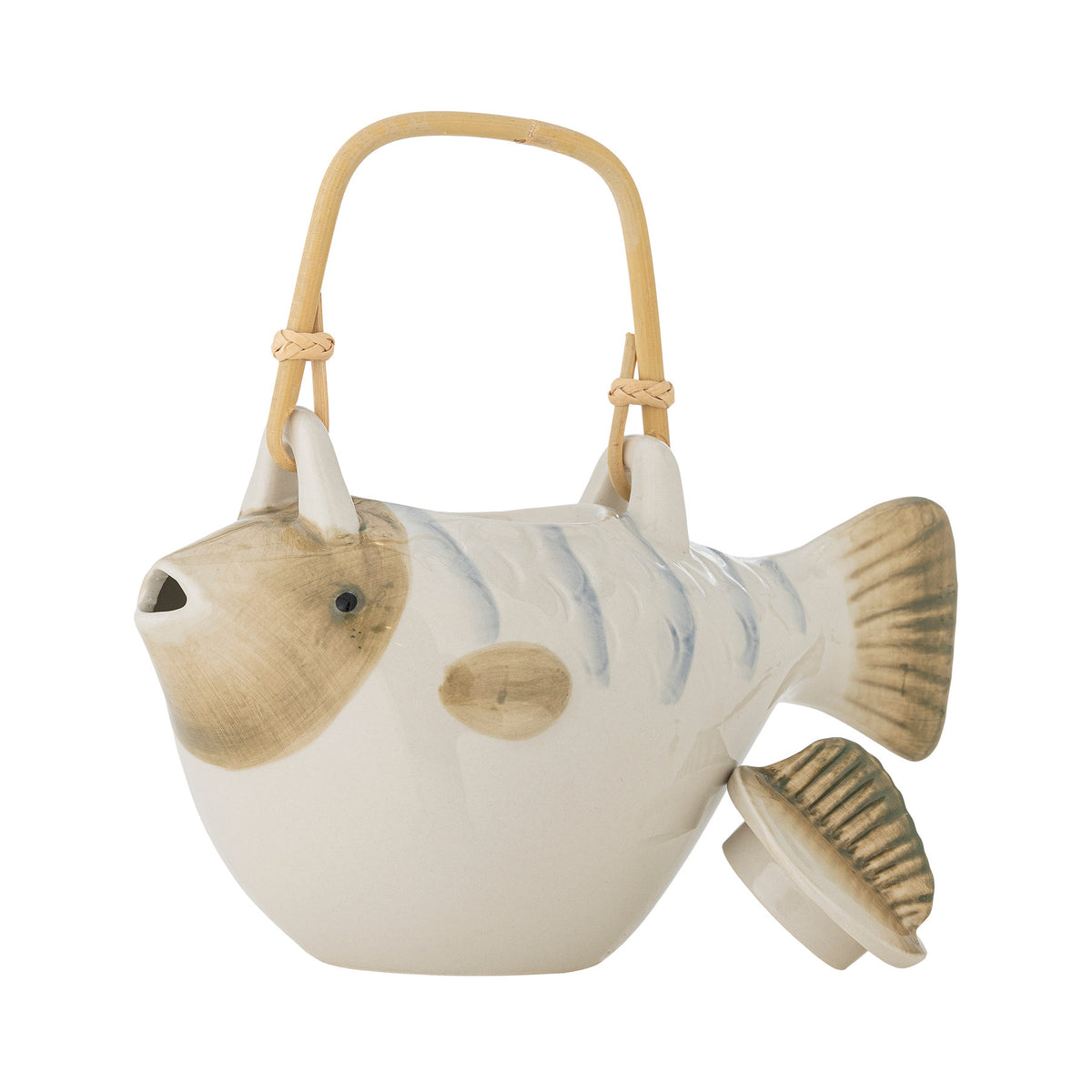 Wrenna Teekanne, Grau, Steingut in Grau präsentiert im Onlineshop von KAQTU Design AG. Teekrüge ist von Creative Collection