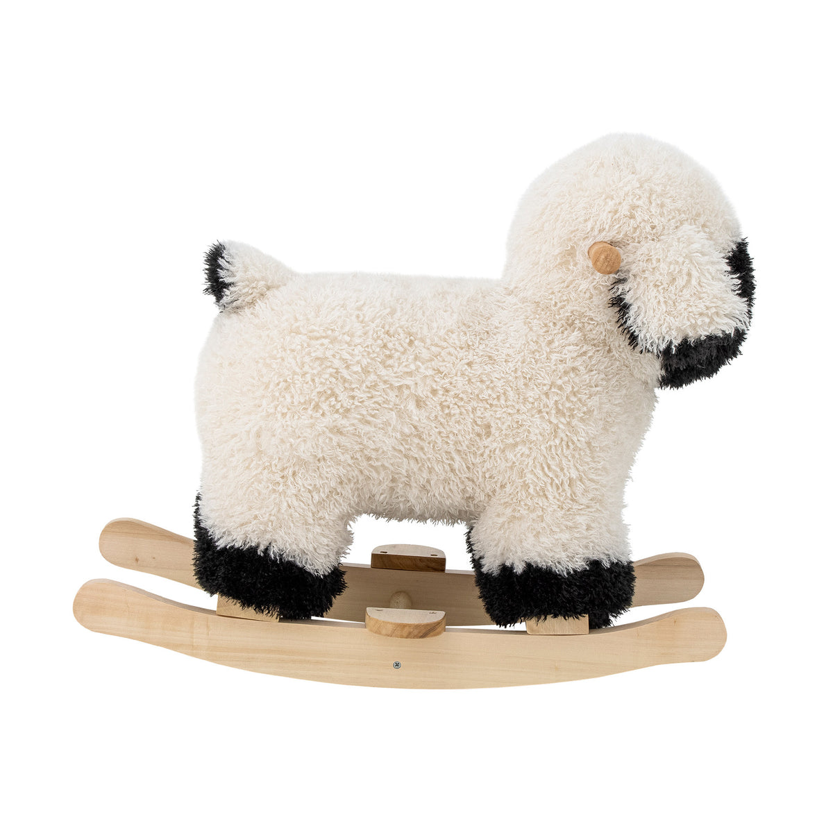 Dolly Schaukelspielzeug, Schaf, Weiss, Polyester in Weiss präsentiert im Onlineshop von KAQTU Design AG. Spielzeug ist von Bloomingville Mini