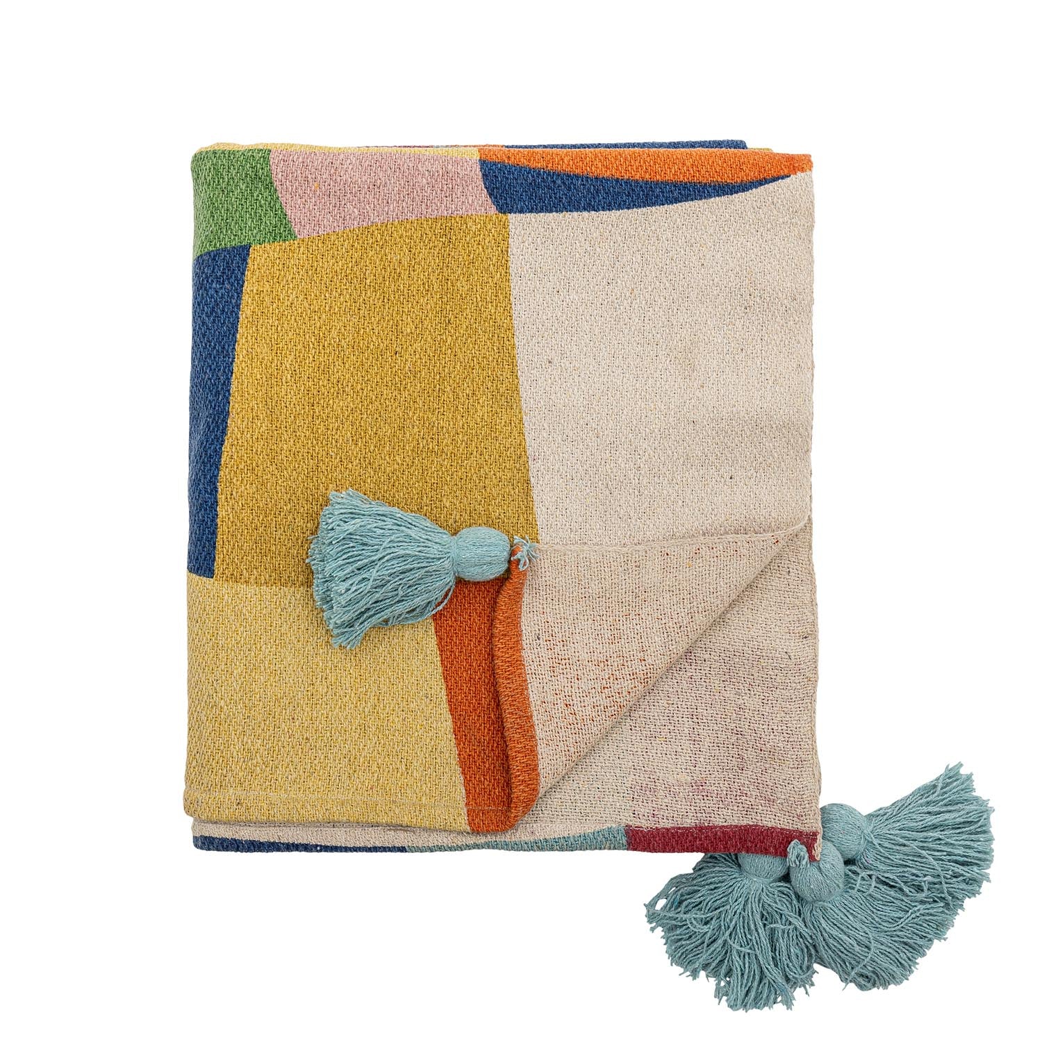 Colorine ceiling, blue, recycled cotton