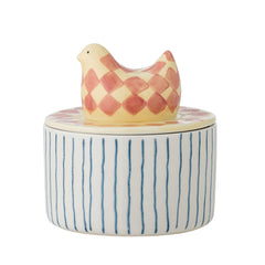 Vaso Biona con coperchio, rosa, terracotta