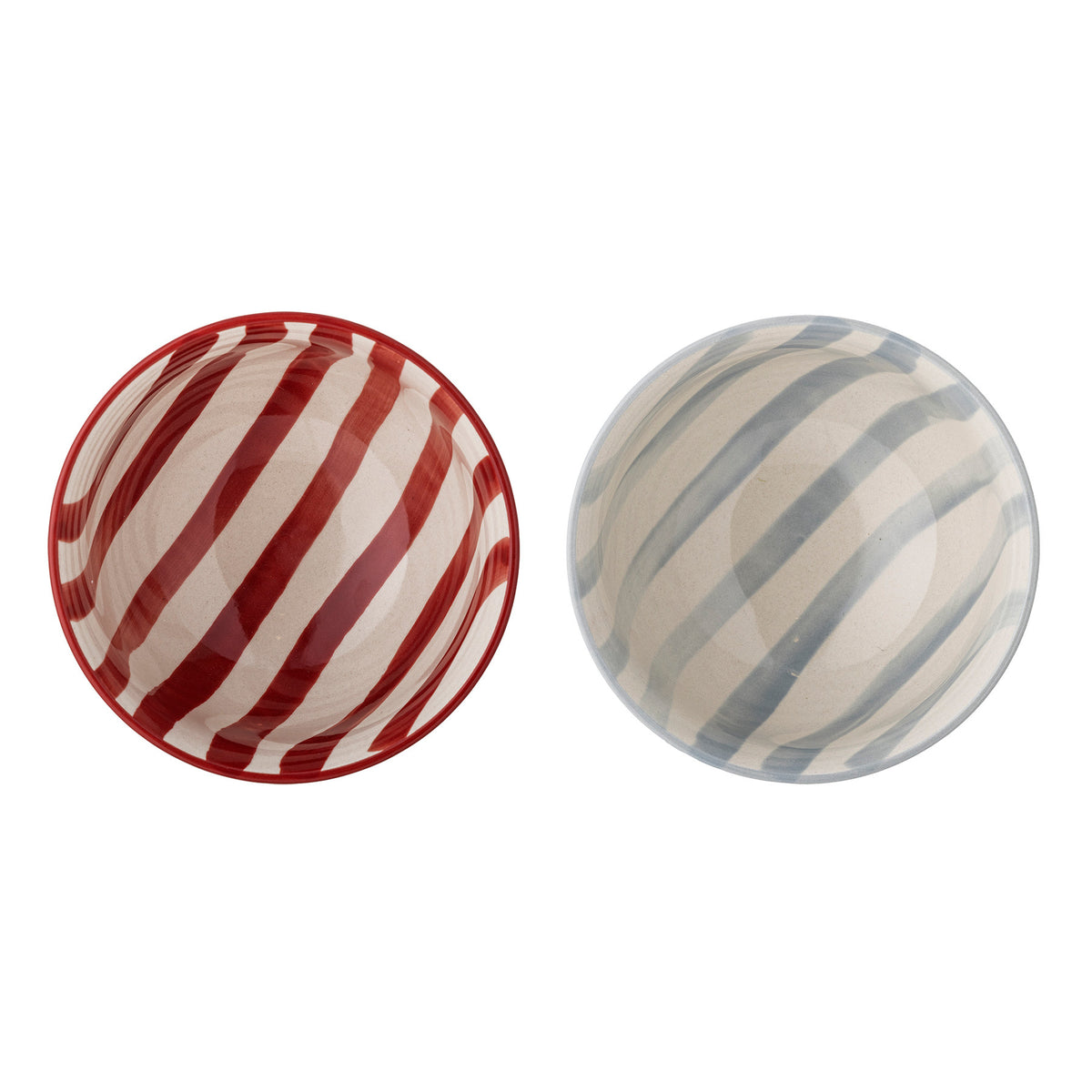 Darby Schale, Rot, Steingut in Rot präsentiert im Onlineshop von KAQTU Design AG. Schale ist von Bloomingville Mini
