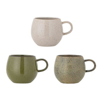 Tasse Addison, verte, faïence