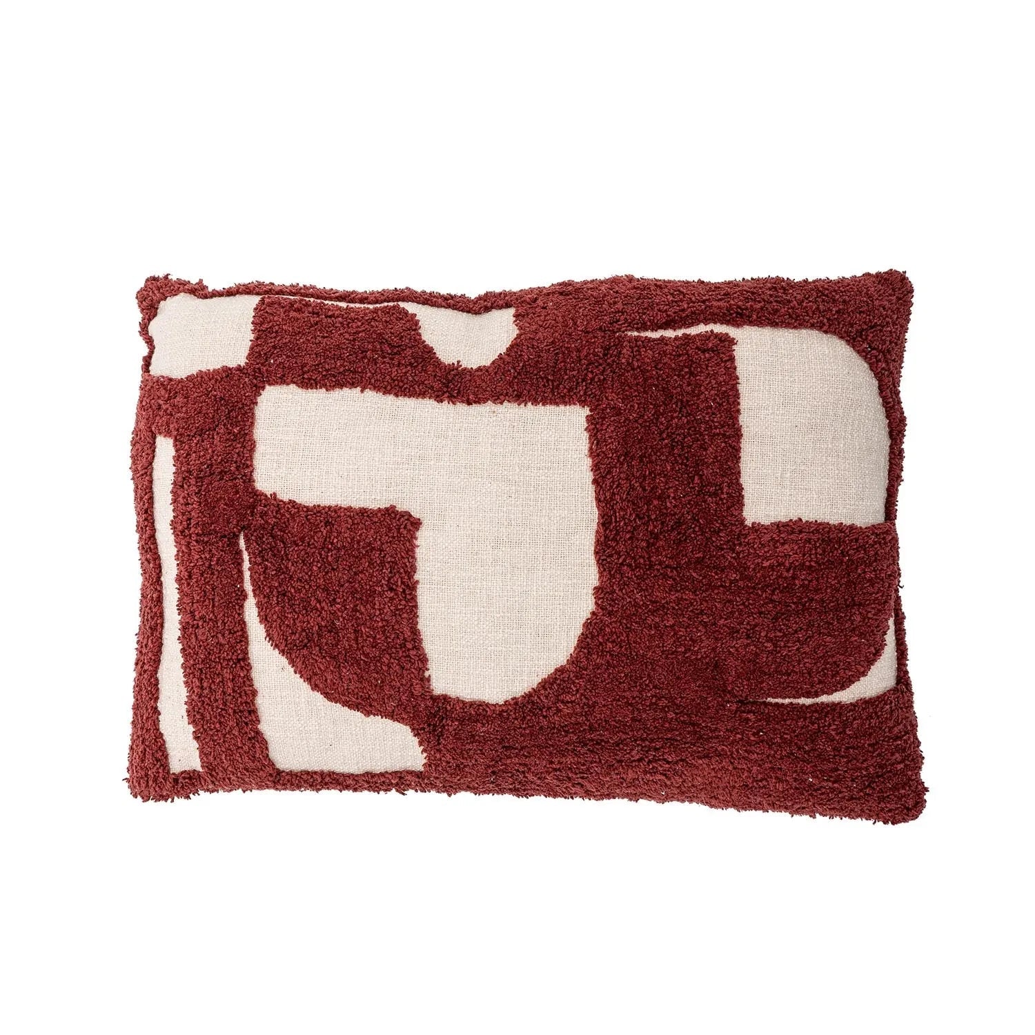 Olica Kissen, Rot, Baumwolle OEKO-TEX® in Rot präsentiert im Onlineshop von KAQTU Design AG. Deko Kissen ist von Bloomingville