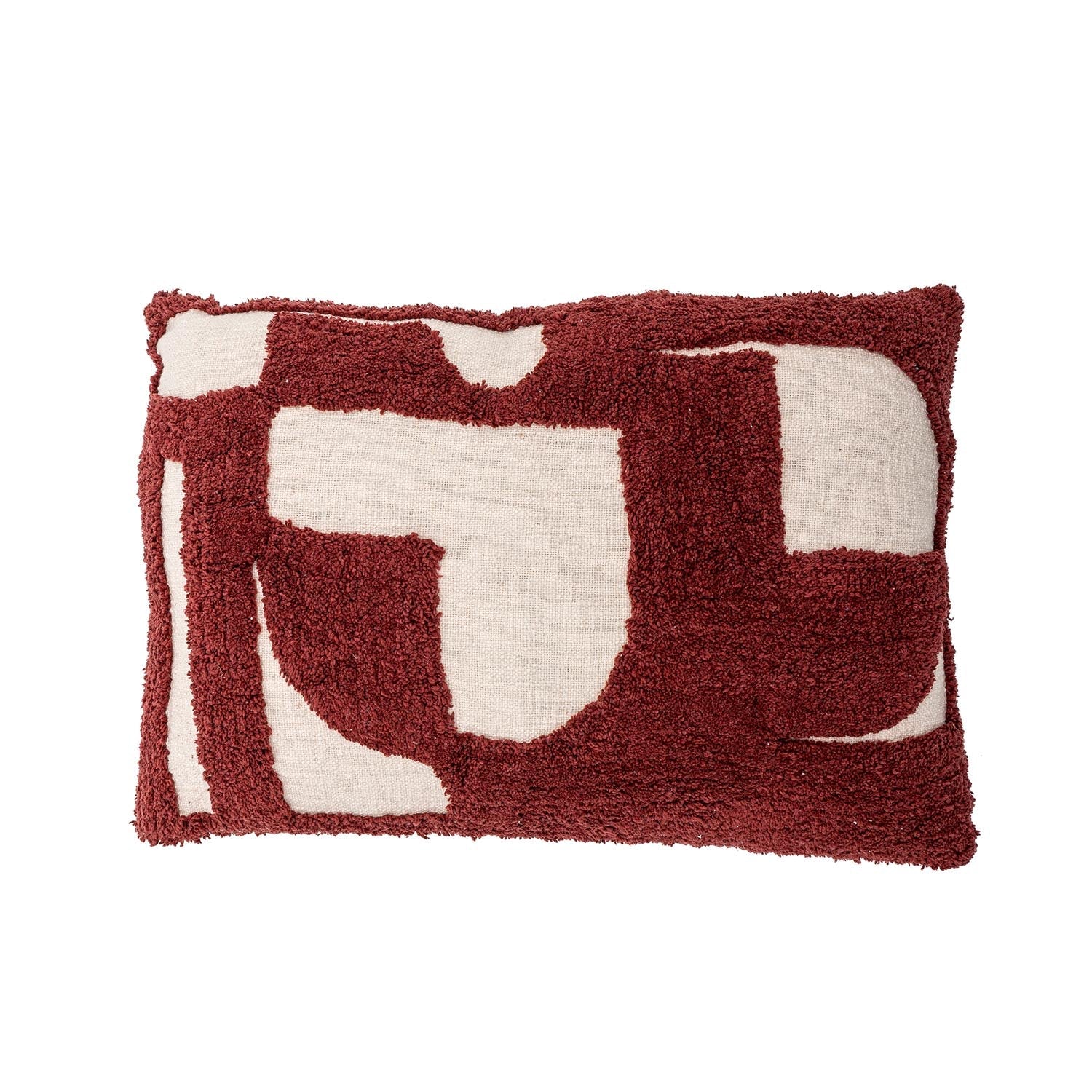 Olica Kissen, Rot, Baumwolle OEKO-TEX® in Rot präsentiert im Onlineshop von KAQTU Design AG. Deko Kissen ist von Bloomingville
