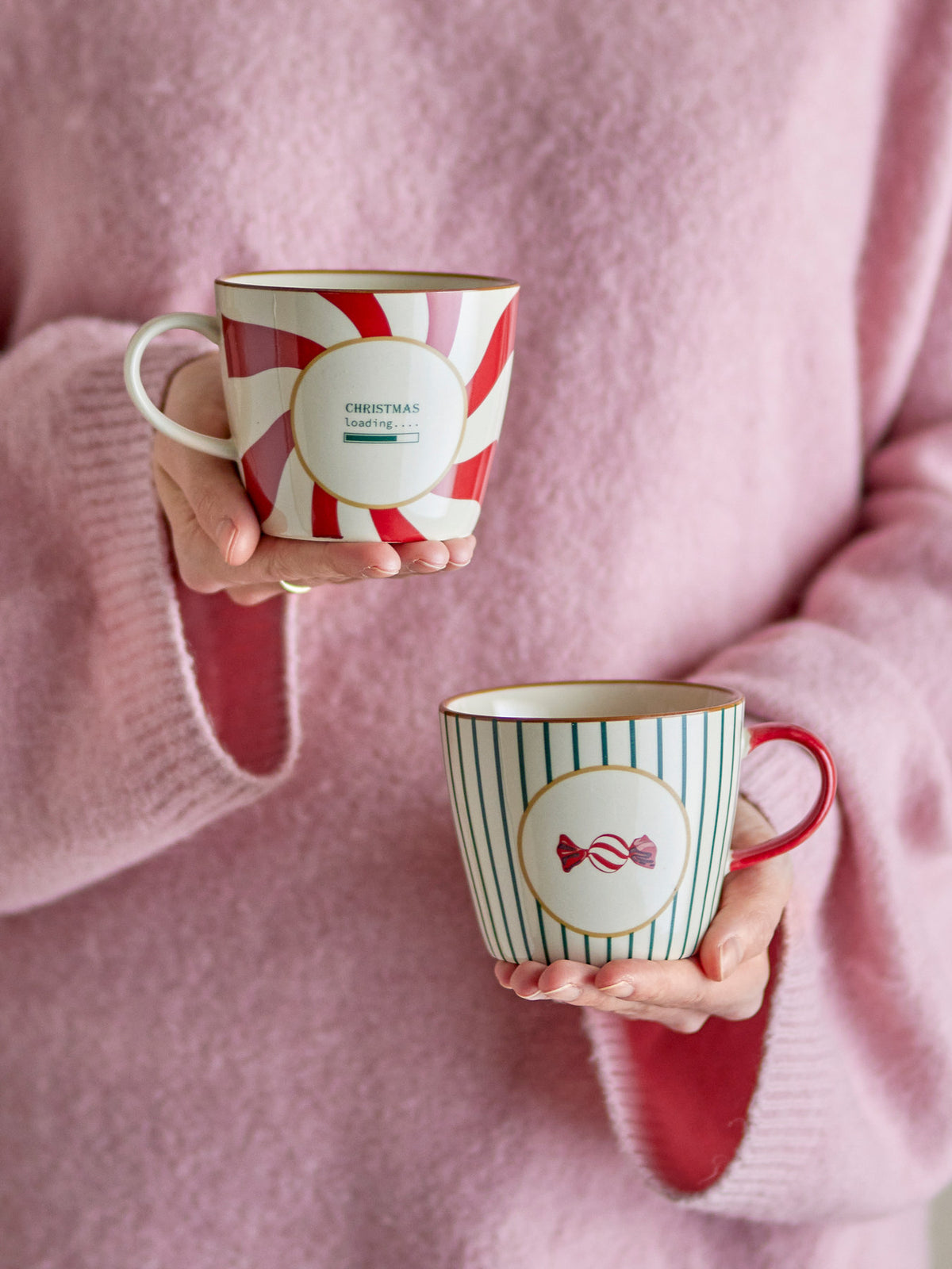 Yule Becher, Natur, Steingut in Natur präsentiert im Onlineshop von KAQTU Design AG. Tasse ist von Bloomingville